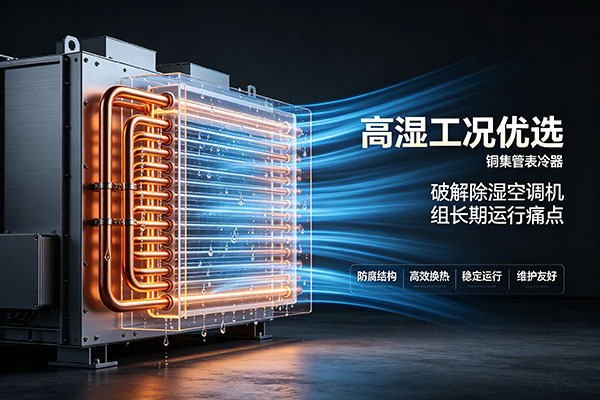 靖江市金利达空调解析：高湿工况优选铜集管表冷器，破解除湿机组运行痛点